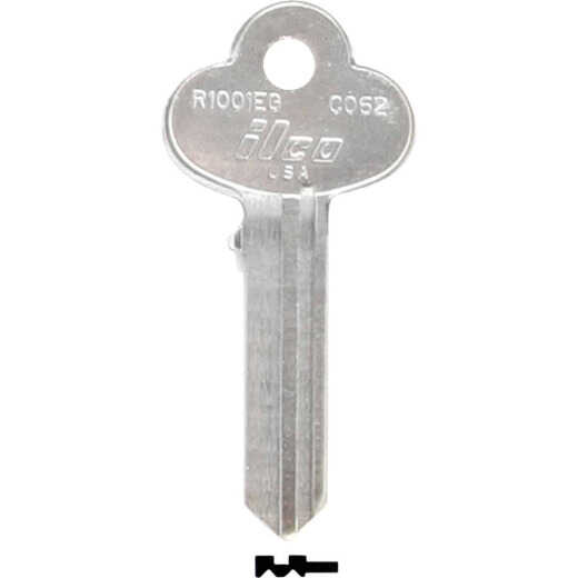 ILCO Corbin Nickel Plated File Cabinet Key CO62 / R1001EG (10-Pack)