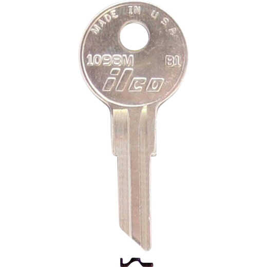 ILCO Briggs B1 Nickel Plated Lawn Mower Key, 1098M (10-Pack)