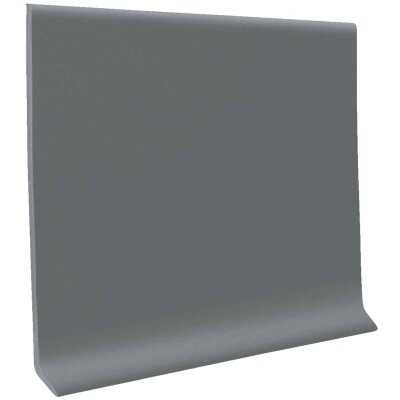 Roppe 4 In. x 20 Ft. Roll Dark Gray Vinyl Self-Stick Wall Cove Base