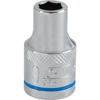 Channellock 1/2 In. Drive 9 mm 6-Point Shallow Metric Socket