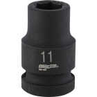 Channellock 1/2 In. Drive 11 mm 6-Point Shallow Metric Impact Socket Image 1