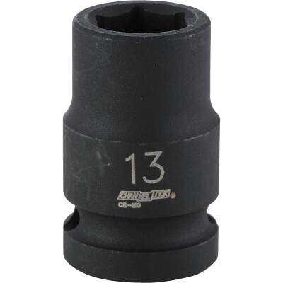 Channellock 1/2 In. Drive 13 mm 6-Point Shallow Metric Impact Socket