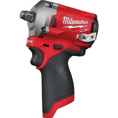 Milwaukee M12 FUEL Brushless 1/2 In. Stubby Cordless Impact Wrench (Tool Only)