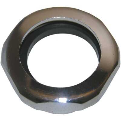 Lasco 1-1/4 In. x 1-1/4 In. Chrome Plated Slip Joint Nut and Washer