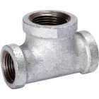Southland 1/2 In. x 1/2 In. x 3/4 In. Malleable Iron Reducing Galvanized Tee Image 1