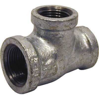Southland 3/4 In. x 1/2 In. x 1/2 In. Malleable Iron Reducing Galvanized Tee