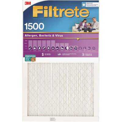Filtrete 14 In. x 25 In. x 1 In. 1550 MPR Ultra Allergen Healthy Living Furnace Filter, MERV 12