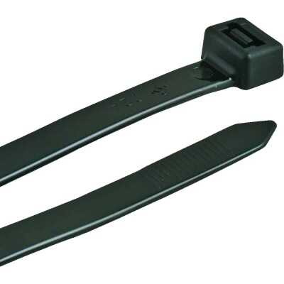 Gardner Bender 48 In. x 0.35 In. Black Nylon Ultra Violet Heavy-Duty Cable Tie (10-Pack)