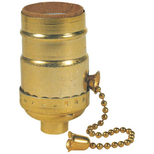 Westinghouse Pull Chain Medium Base Brass Lamp Socket