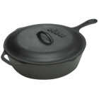 Lodge 10-1/4 In. 3 Qt. Cast Iron Chicken Fryer Image 1