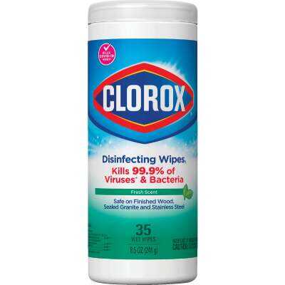 Clorox Fresh Scent Disinfecting Cleaning Wipes Tub (35-Count)