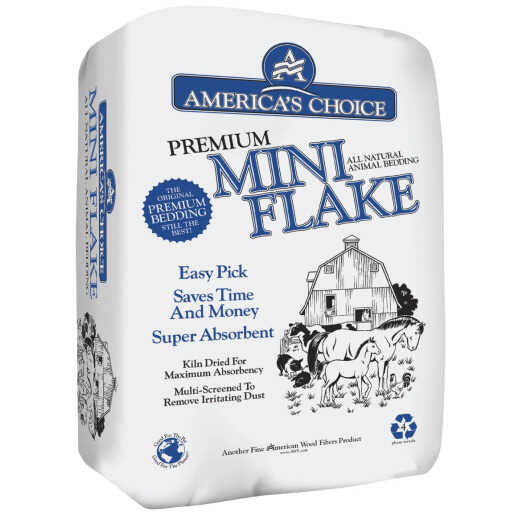 America's Choice 3.5 Cu. Ft. Pine Mini Flake Animal Bedding Stall Shavings