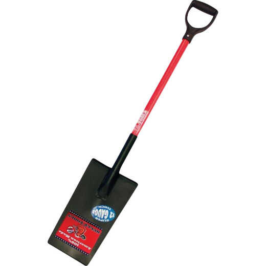 Bully Tools 27 In. Fiberglass D-Handle Square Point Garden Spade