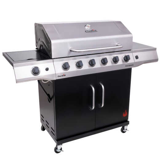 Char-Broil Performance Series 6-Burner Stainless Steel 60,000 BTU LP Gas Grill with Sear Burner