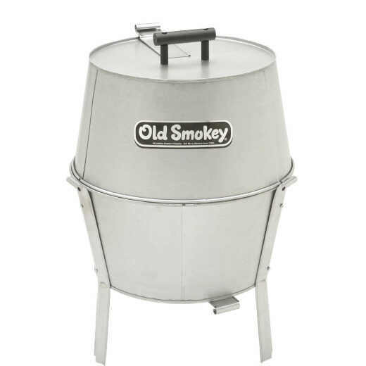 Old Smokey Classic 18 In. Dia. Silver Charcoal Grill